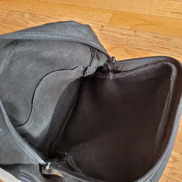 Hemp Crossbody Bag Medium Natural Black Grey Ecolution - Picture 12 of 16